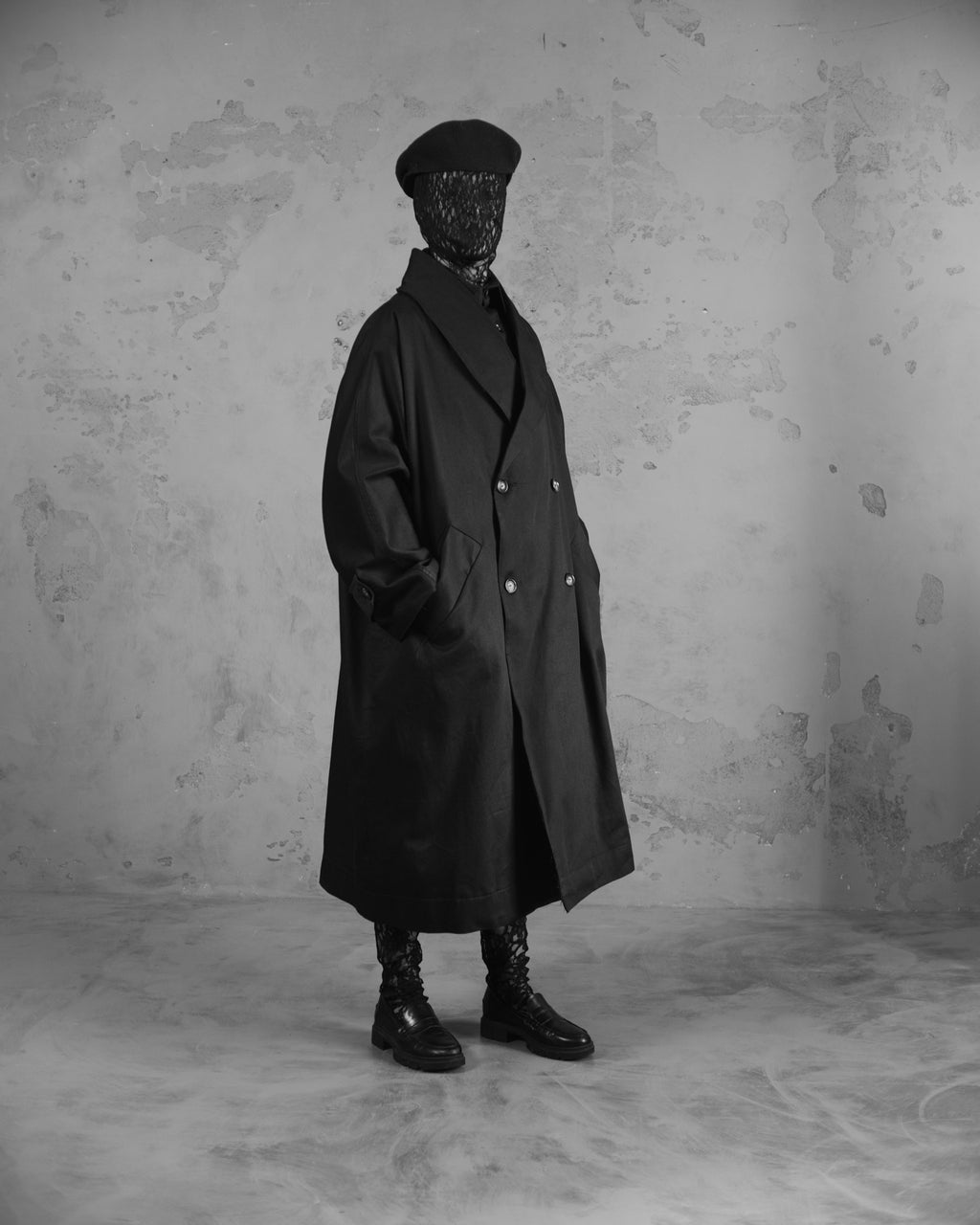 001 | Double Breasted Shawl Coat
