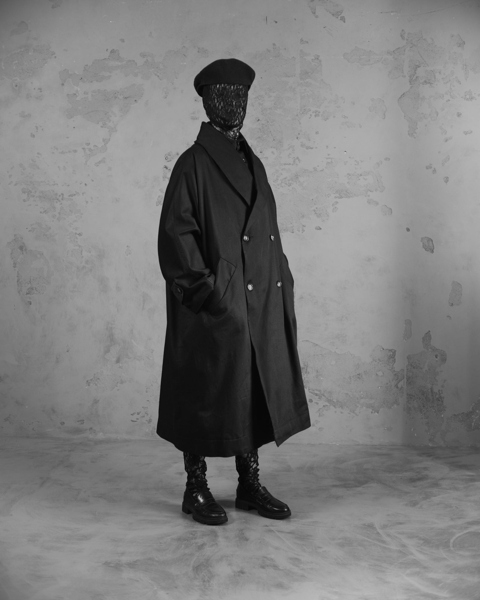 001 | Double Breasted Shawl Coat